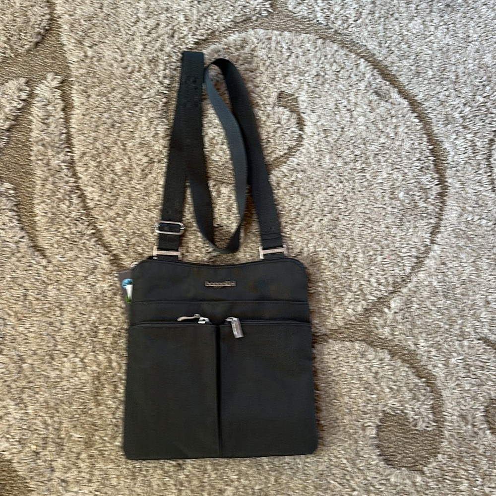 Baggallini Dark Gray Crossbody Bag NWT